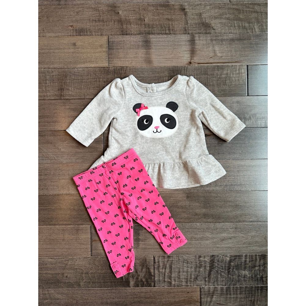 Carters Girls Bear Outfit Set‎ Size 3 Months